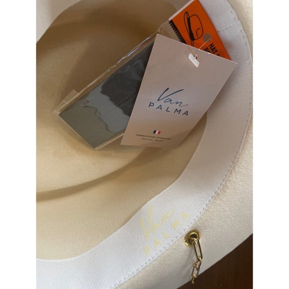 Van Palma Ulysse Bi-Chain Hat in Off-White Small - Picture 6 of 10